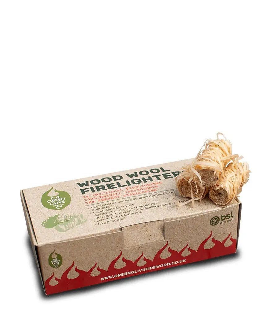 Wood Wool Firelighter 24 pack
