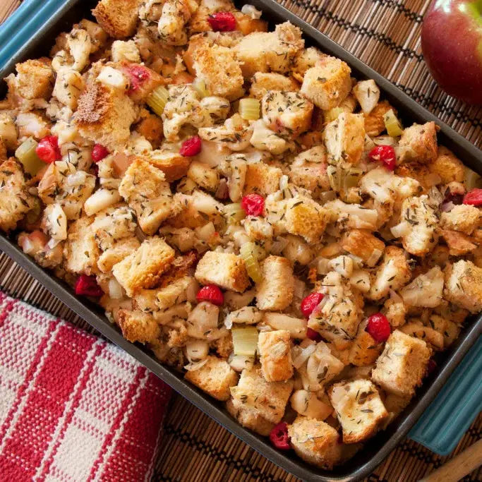 Apple & Cranberry Stuffing Uncle Beef