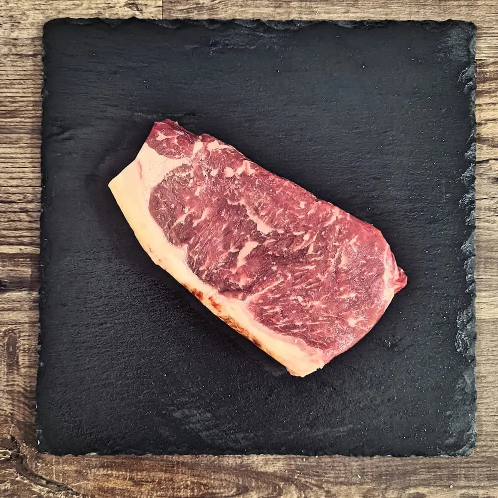 Dry-aged sirloin steak with a well-seared crust – Uncle Beef Butchers