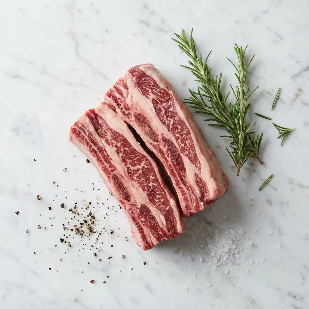 Nz Short Rib Bone In Beef Short Ribs (Bone-In) | Uncle Beef
