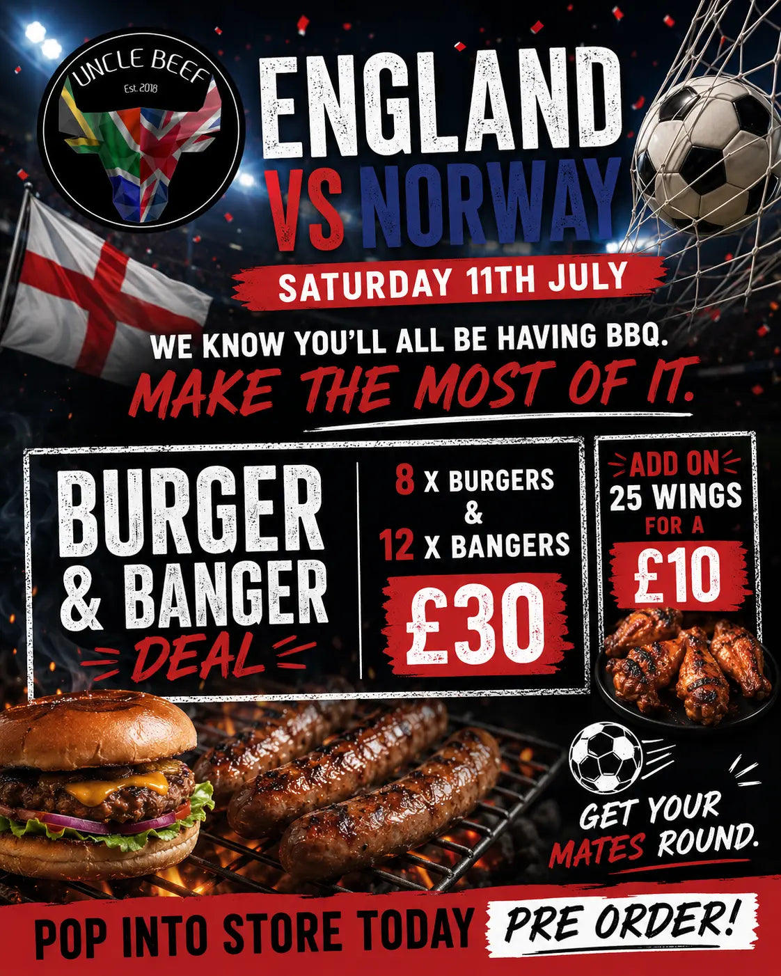 Football Special BBQ deal