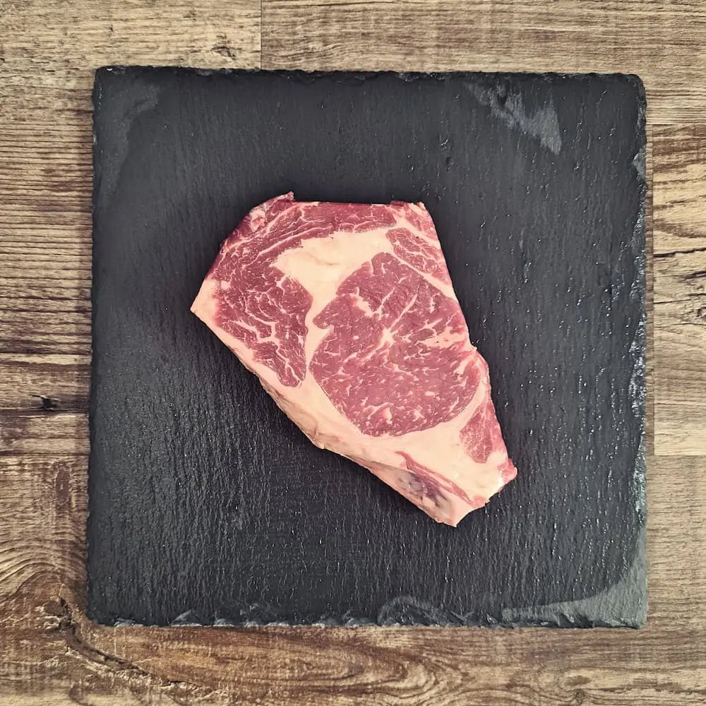 Dry aged ribeye steak