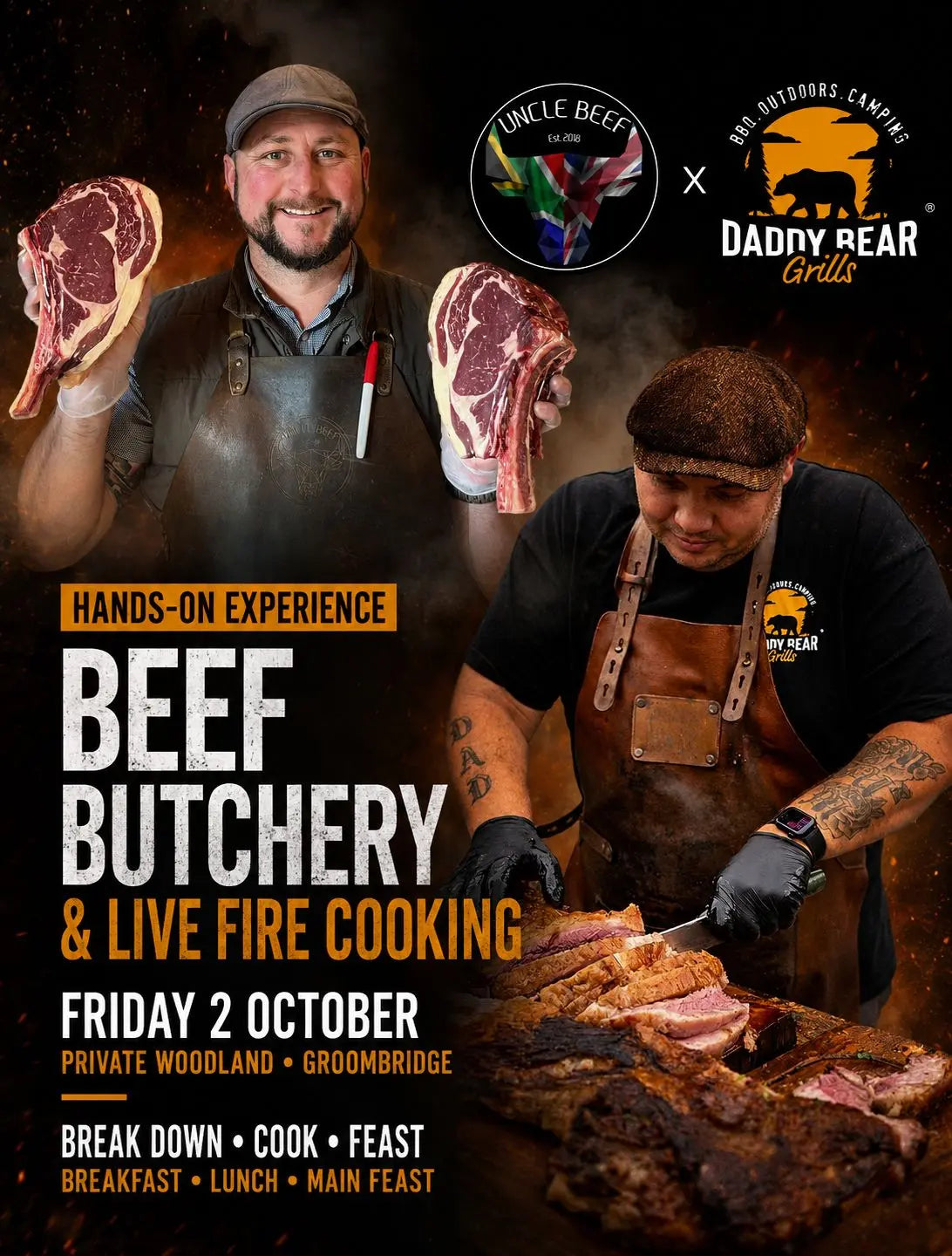 Beef, Butchery & Live Fire Cooking 2nd October