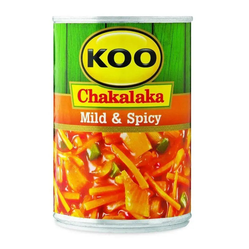 Bowl of chakalaka—spiced tomato, pepper and onion relish—served as a colourful side for braai meats