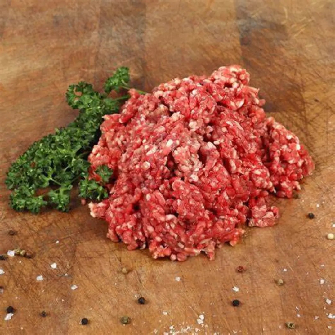 Carnivore beef mince with a higher fat grind, ready to cook – Uncle Beef Butchers