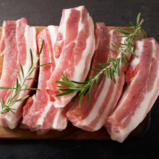 Pork belly rashers roasted until crisp with golden rind, ready to serve with a sticky glaze – Uncle Beef Butchers